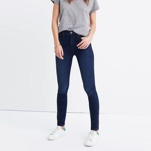 Madewell Taller 10” High-Rise Skinny Jeans in Hayes Wash